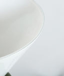 Candeeiro de mesa MONTALCINO vidro em branco e verde elegante
