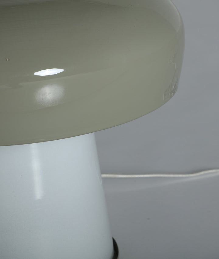 CORTONA TABLE LAMP glass in green and white tones