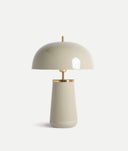 Lampe à poser AROSA fer en vert avec finition brillant