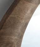 Espelho LUBECA castanho em madeira de borracha