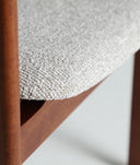 Hedel chair upholstered in brown and grey