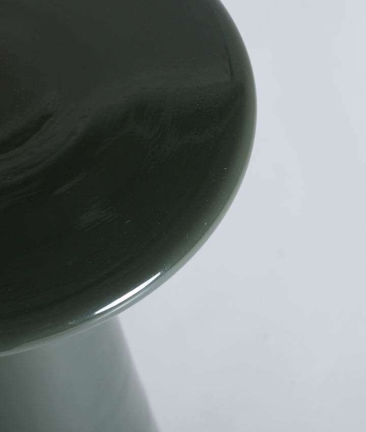 Table d'appoint Cassis en verre vert