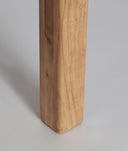 Table de salle à manger Breil carrée en bois d’acacia naturel