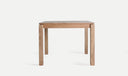 Table de salle à manger Breil carrée en bois d’acacia naturel