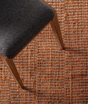 Tapete Kalhid de estilo boho em cor castanha
