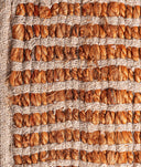 Tapete Kalhid de estilo boho em cor castanha