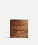 Mesa de bar KILHE em ferro bege e madeira de mangueira