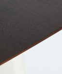 Table de salle à manger VOLTA en MDF, chêne et fer