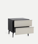 Table de chevet LINDFLUR moderne grise