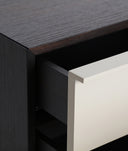 Table de chevet LINDFLUR moderne grise