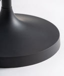 Candeeiro de pé preto moderno e sofisticado