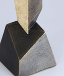 FIGURA decorativo VERTEX em preto e dourado