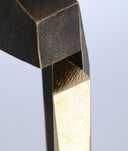 FIGURA decorativo VERTEX em preto e dourado