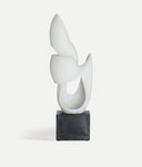 FIGURA décoratif LUME en résine blanche