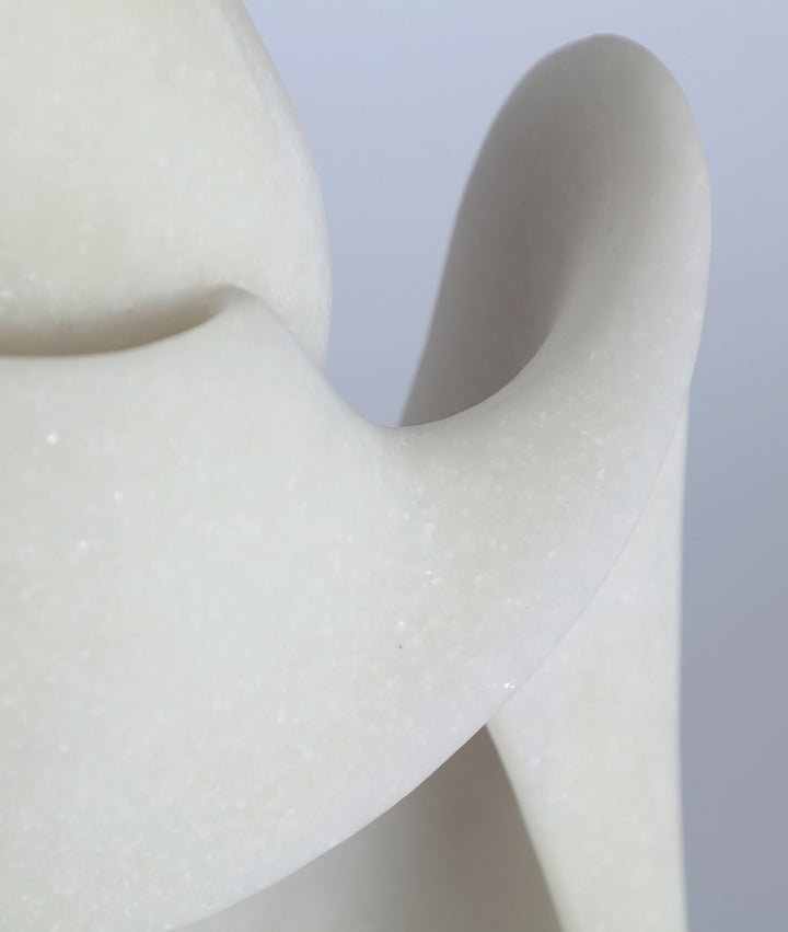 FIGURA décoratif LUME en résine blanche