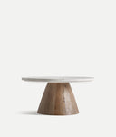 Mesa de apoio LAUTREC estilo nórdico com calor natural