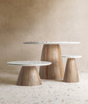 Mesa de apoio LAUTREC simplicidade nórdica com calor natural