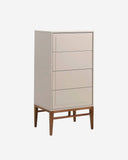 Chifonier madera beige y nogal, foto de producto