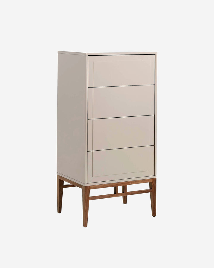 Chifonier madera beige y nogal, foto de producto