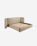 Cama polipiel color visón, foto de producto