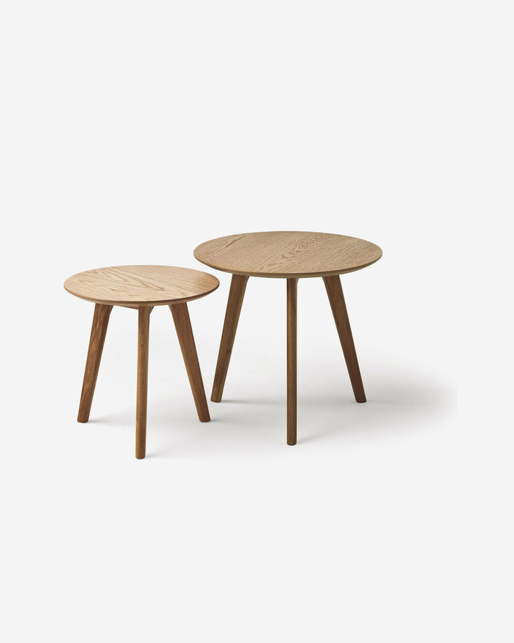 Mesa auxiliar de madera natural, foto de producto
