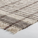 Alfombra de algodón en color beige – detalle