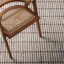 Alfombra de algodón en color beige – detalle