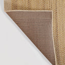 Alfombra de lana en color beige – detalle