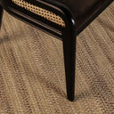 Alfombra de lana en color beige – detalle