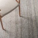 Alfombra de lana en color crema – detalle