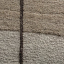 Alfombra de lana y algodón en color blanco roto – detalle