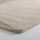 Alfombra de lana y viscosa en color beige 300 x 200 cm – detalle
