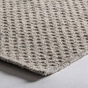 Alfombra de lana y viscosa en color beige 340 x 230 cm – detalle