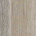 Alfombra de lana y yute en color crema – detalle