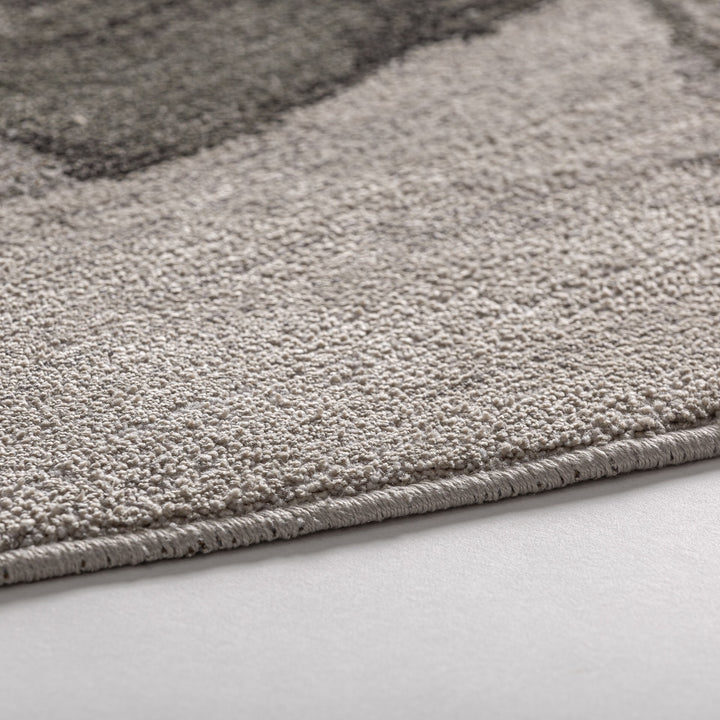 Alfombra de poliéster en color beige 240 x 240 cm – detalle