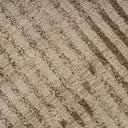Alfombra de poliéster en color beige 340 x 240 cm – Diseño 2 – detalle