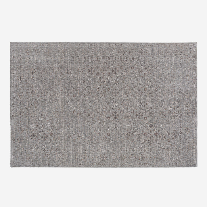 Alfombra de poliéster en color gris