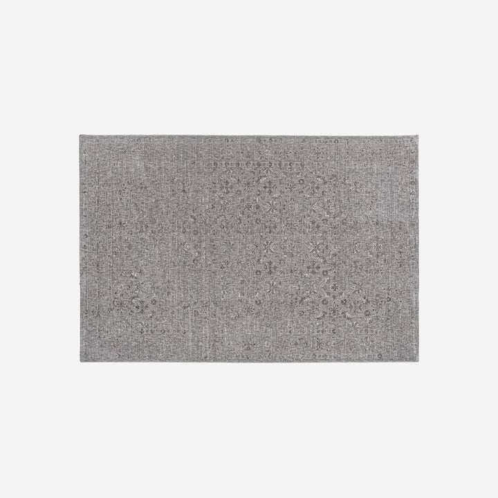Alfombra de poliéster en color gris