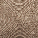 Alfombra de polipropileno reciclado en color arena 345 x 345 cm – detalle