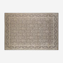 Alfombra de viscosa en color beige 340 x 240 cm