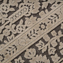 Alfombra de viscosa en color beige 340 x 240 cm – detalle