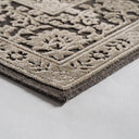 Alfombra de viscosa en color beige 340 x 240 cm – detalle