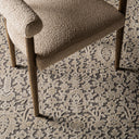 Alfombra de viscosa en color beige 340 x 240 cm – detalle