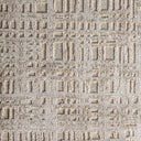 Alfombra de viscosa en tonos claros 290 x 200 cm – detalle