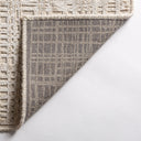 Alfombra de viscosa en tonos claros 290 x 200 cm – detalle