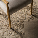 Alfombra de viscosa en tonos claros 340 x 240 cm – detalle