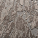 Alfombra de viscosa en tonos marrones 240 x 240 cm – detalle
