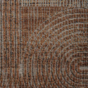 Alfombra de viscosa en tonos marrones 340 x 240 cm – detalle
