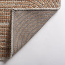 Alfombra de viscosa en tonos marrones 340 x 240 cm – detalle