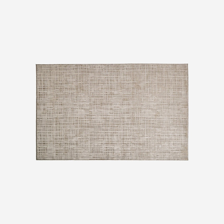 Alfombra de viscosa y lana en color gris 340 x 240 cm